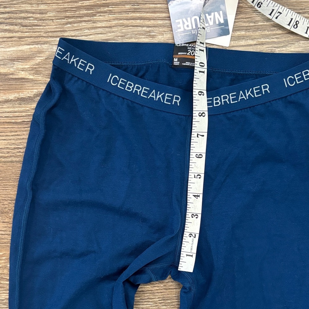 Icebreaker Merino 200 Oasis Thermal Leggings Navy Blue Women's Size Medium NWT - Picture 7 of 9